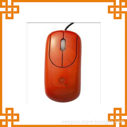 Hot Sell Bamboo Material Wired Mouse for Computer